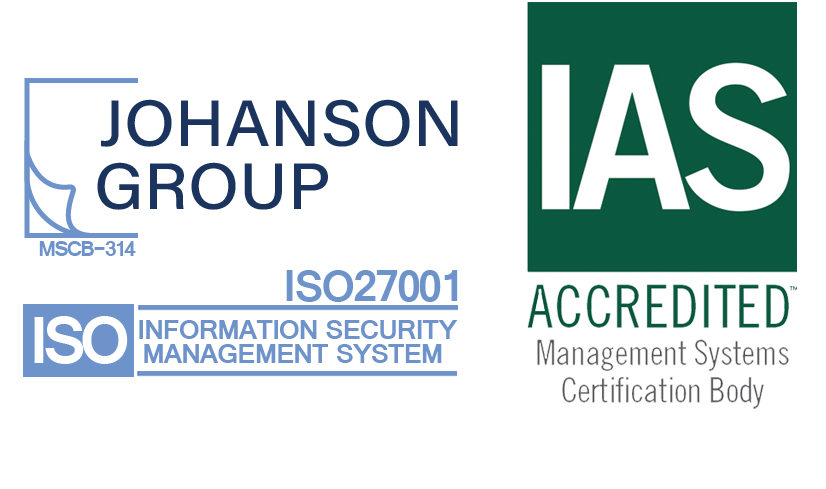 Johanson Group LLP, IAS-accredited ISO/IEC 27001 certification body
